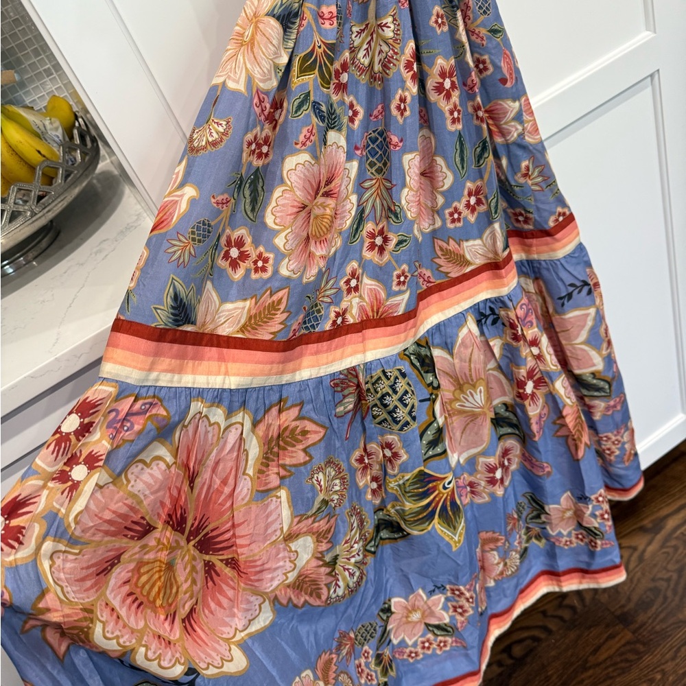 Farm Rio NEW super bloom tapestry cotton blend dress - Picture 11 of 11